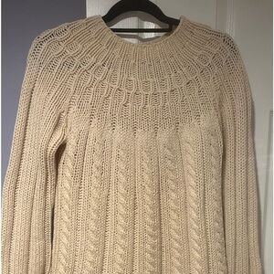 Preowned 100% cashmere sweater, cream size women’s medium